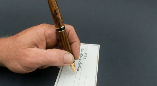 How to write big checks